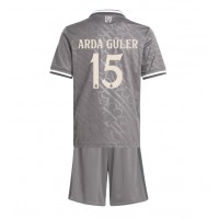 Camiseta Real Madrid Arda Guler #15 Tercera Equipación Replica 2024-25 para niños mangas cortas (+ Pantalones cortos)